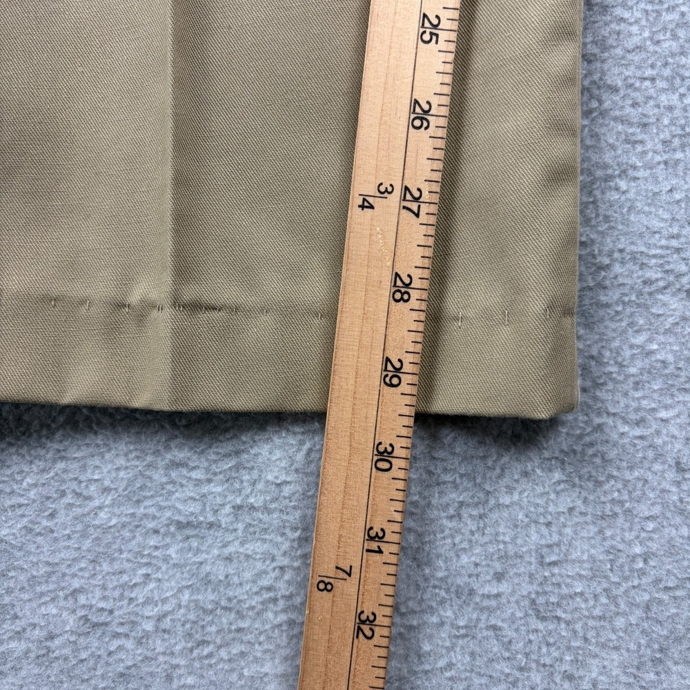 Vintage Tuf Nut Pants Mens 36x30 Khaki Twill Pearl Snap Pocket 70s Western USA - Picture 10 of 11